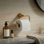 Vintage Gold Wall-Mounted Toilet Paper Holder