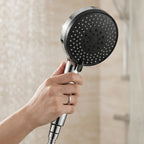 Square Rainfall Shower Head and Handheld Shower Combo Set