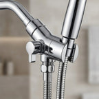 Square Rainfall Shower Head and Handheld Shower Combo Set