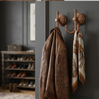 Vintage Brushed Copper Wall Hook