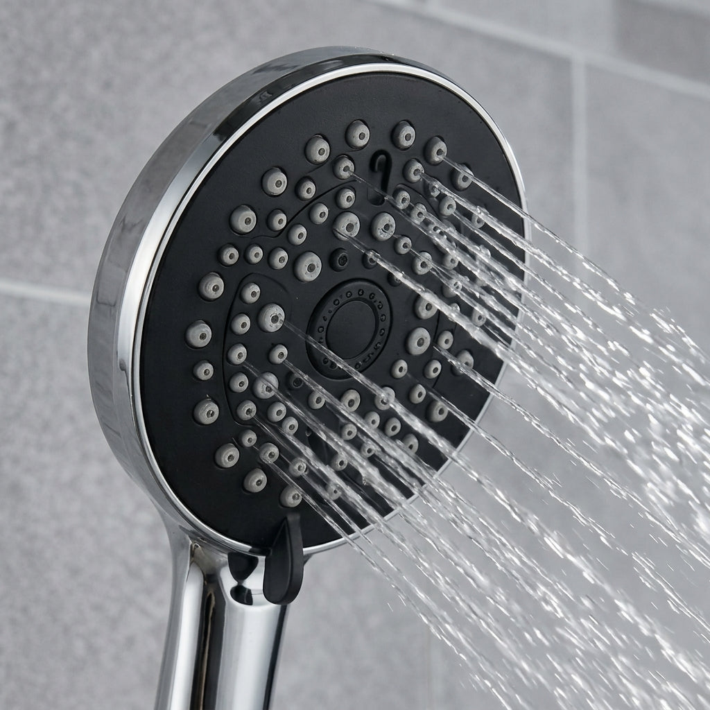 Square Rainfall Shower Head and Handheld Shower Combo Set