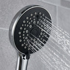 Square Rainfall Shower Head and Handheld Shower Combo Set
